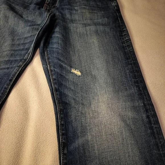 Lucky Brand Men's Vintage Straight R Distressed Blue Denim Jeans Sz 31/32 - Picture 7 of 16